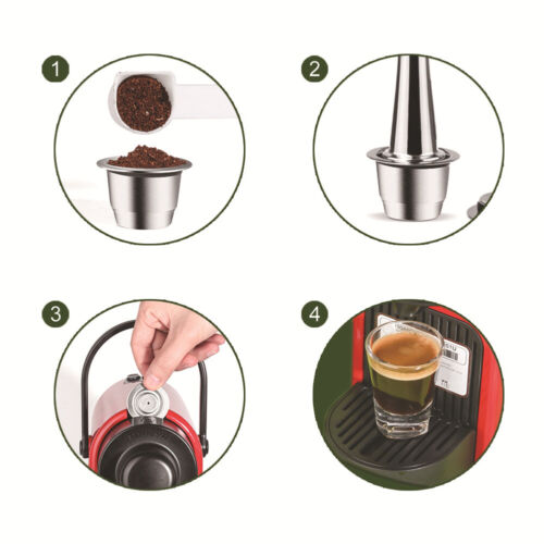 Stainless Steel Nespresso Coffee Pods